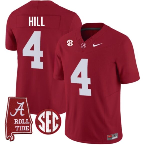DANIEL HILL Stitched Red Vapor Jersey Can Choose Mens Youths